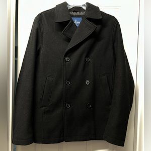 Old Navy Black Pea Coat Size Small